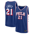 Johmsee P.76ers #21 Joel Embiid  Royal Fast Break Replica Player Jerseys - Icon Edition