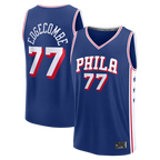 Johmsee P.76ers #77 VJ Edgecombe  Royal Fast Break Jerseys - Icon Edition