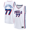 Johmsee P.76ers #77 VJ Edgecombe  White Fast Break Replica Player Jerseys - Association Edition