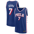 Johmsee P.76ers #7 Jaylen Brown Fanatics Royal Fast Break JerseyS - Icon Edition