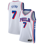 Johmsee P.76ers #7 White Swingman Jerseys - Association Edition