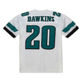Johmsee P.Eagles 1996 #20 Brian Dawkins Mitchell & Ness White Authentic Throwback Retired Player Stitched Puhic Jersey