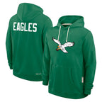 Johmsee P.Eagles Green Pullover Hoodies Home Game Blank Player Stitched Jerseys