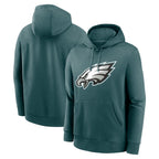 Johmsee P.Eagles Midnight Green Performance Pullover Hoodies Home Game Blank Player Stitched Jerseys