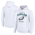 Johmsee P.Eagles White Pullover Hoodies Home Game Blank Player Stitched Jerseys