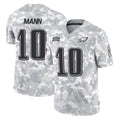 Johmsee P.Eagles #10 Braden Mann Player Arctic Camo Salute to Service Limited Game Stitched Jerseys