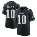 Johmsee P.Eagles #10 Braden Mann Player Black Game Home Stitched Jerseys