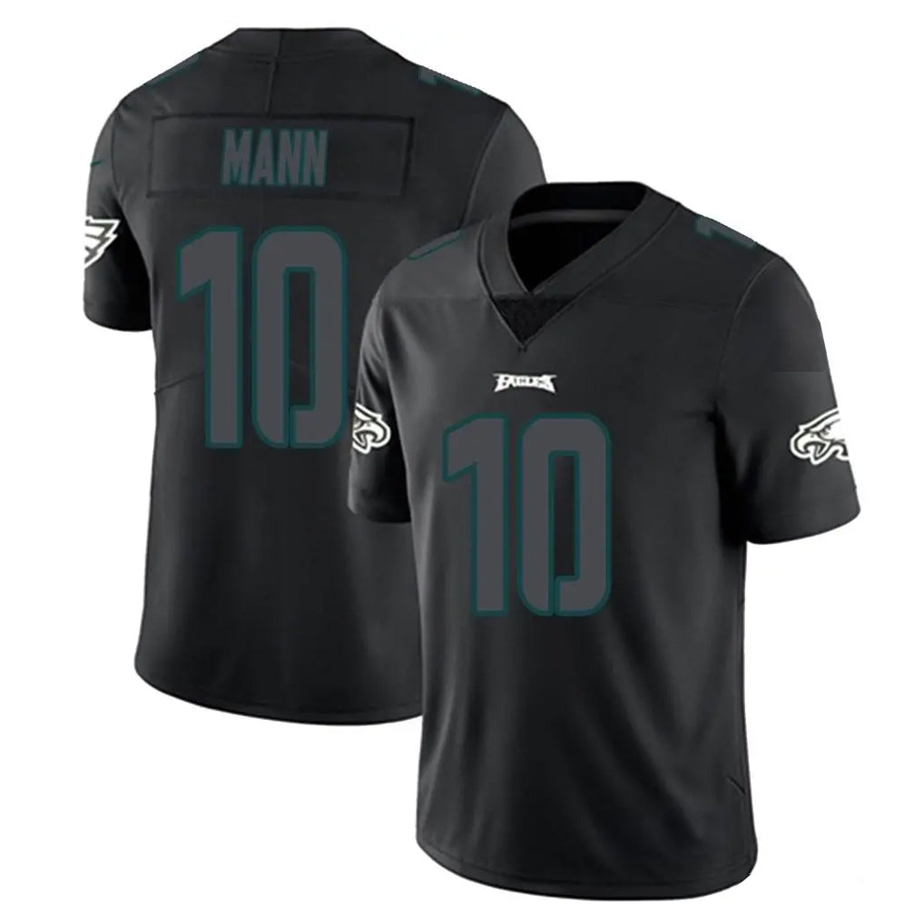 Johmsee P.Eagles #10 Braden Mann Player Limited Black Impact Home Game Stitched Jerseys