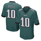 Johmsee P.Eagles #10 Braden Mann Player Team Color Green Home Game Stitched Jerseys