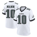Johmsee P.Eagles #10 Braden Mann Player White Game Home Stitched Jerseys