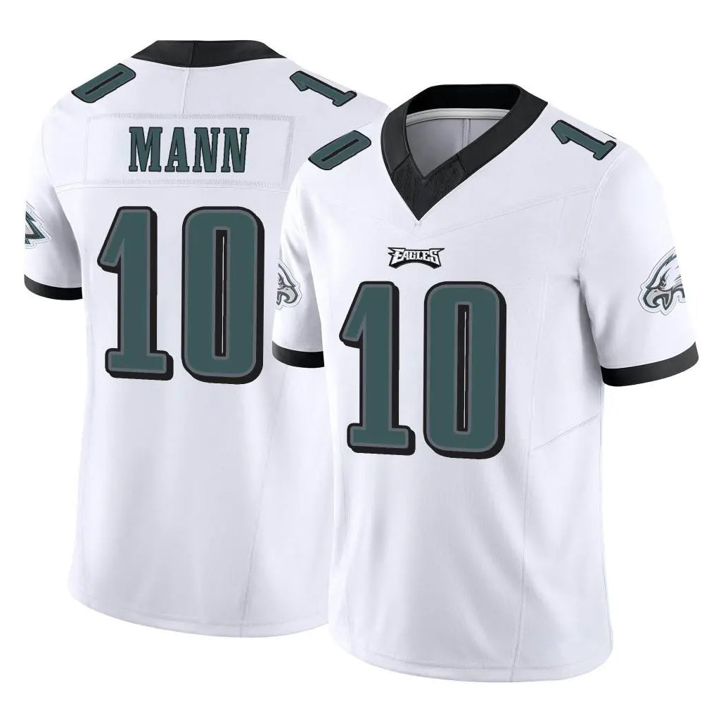 Johmsee P.Eagles #10 Braden Mann Player White Limited Vapor F.U.S.E. Home Game Stitched Jerseys