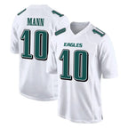 Johmsee P.Eagles #10 Braden Mann Player White Tundra Fashion Home Game Stitched Jerseys