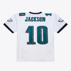 Johmsee P.Eagles #10 DeSean Jackson Mitchell & Ness White 2009 Legacy Throwback Replica Stitched Puhic Jersey