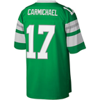 Johmsee P.Eagles #17 Harold Carmichael Mitchell & Ness Kelly Green Legacy Replica Stitched Puhic Jersey
