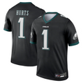 Johmsee P.Eagles #1 Jalen Hurts Player Black Legend Stitched Jerseys