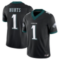 Johmsee P.Eagles #1 Jalen Hurts Player Black Vapor F.U.S.E. Limited Stitched Jerseys