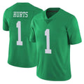 Johmsee P.Eagles #1 Jalen Hurts Player Green Limited Vapor Untouchable Home Game Stitched Jerseys