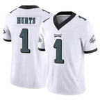 Johmsee P.Eagles #1 Jalen Hurts Player White Limited Vapor F.U.S.E. Home Game Stitched Jerseys