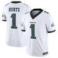 Johmsee P.Eagles #1 Jalen Hurts Player White Vapor F.U.S.E. Limited Stitched Jerseys