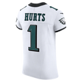 Johmsee P.Eagles #1 Jalen Hurts White Vapor F.U.S.E. Elite Stitched Jerseys