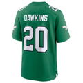 Johmsee P.Eagles #20 Brian Dawkins Green Alternate Retired Player Game Jersey Stitched American Stitched Jersey