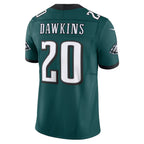 Johmsee P.Eagles #20 Brian Dawkins Midnight Green Vapor F.U.S.E. Limited Stitched Jerseys