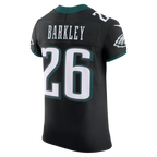 Johmsee P.Eagles #26 Saquon Barkley Black Alternate Vapor F.U.S.E. Elite Stitched Jerseys
