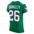 Johmsee P.Eagles #26 Saquon Barkley Kelly Green Alternate Vapor F.U.S.E. Elite Stitched Jerseys