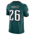 Johmsee P.Eagles #26 Saquon Barkley Midnight Green Team Vapor F.U.S.E. Stitched Limited Jerseys