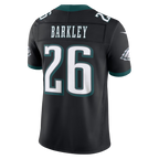 Johmsee P.Eagles #26 Saquon Barkley Black Alternate Vapor F.U.S.E. Stitched Limited Jerseys