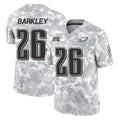 Johmsee P.Eagles #26 Saquon Barkley Player Arctic Camo Salute to Service Limited Game Stitched Jerseys