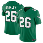 Johmsee P.Eagles #26 Saquon Barkley Player Kelly Green Vapor F.U.S.E. Limited Stitched Jerseys