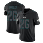 Johmsee P.Eagles #26 Saquon Barkley Player Limited Black Impact Home Game Stitched Jerseys
