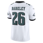 Johmsee P.Eagles #26 Saquon Barkley White Vapor F.U.S.E. Limited Stitched Jerseys