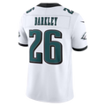Johmsee P.Eagles #26 Saquon Barkley White Vapor F.U.S.E. Stitched Limited Jerseys