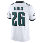 Johmsee P.Eagles #26 Saquon Barkley White Vapor F.U.S.E. Stitched Limited Jerseys