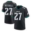 Johmsee P.Eagles #27 Quinyon Mitchell Player Black Game Home Stitched Jerseys