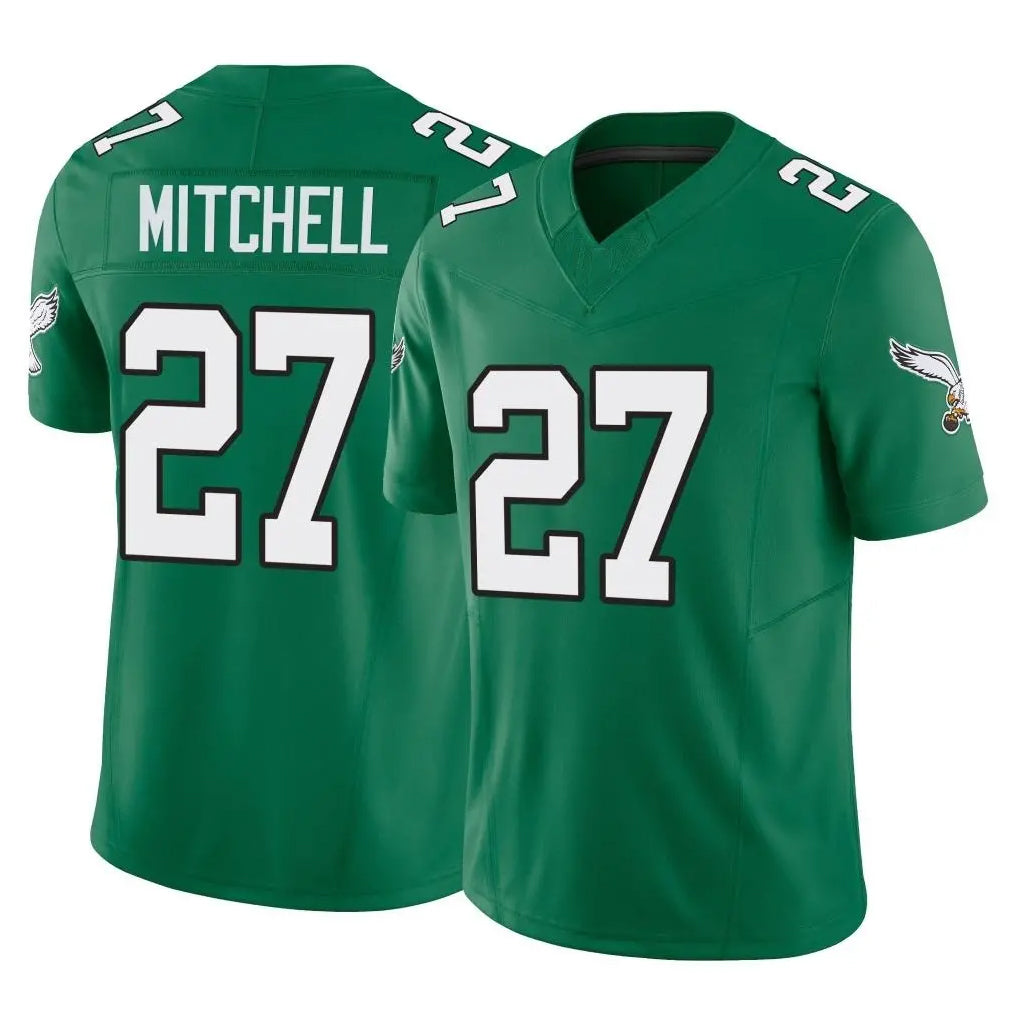 Johmsee P.Eagles #27 Quinyon Mitchell Player Green Kelly Alternate Vapor F.U.S.E. Home Game Stitched Jerseys
