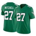 Johmsee P.Eagles #27 Quinyon Mitchell Player Green Kelly Alternate Vapor F.U.S.E. Home Game Stitched Jerseys