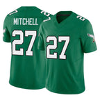 Johmsee P.Eagles #27 Quinyon Mitchell Player Green Kelly Alternate Vapor F.U.S.E. Home Game Stitched Jerseys