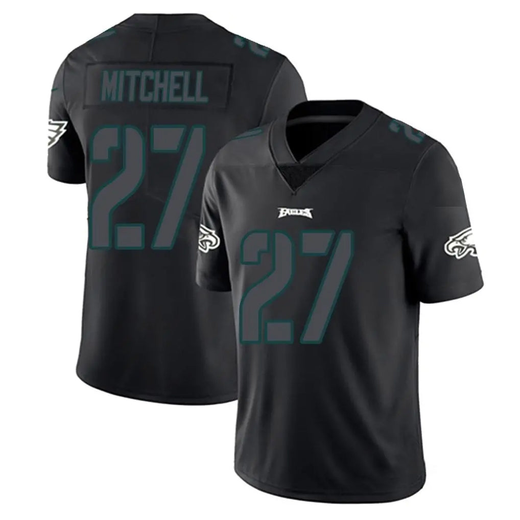 Johmsee P.Eagles #27 Quinyon Mitchell Player Limited Black Impact Home Game Stitched Jerseys
