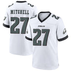 Johmsee P.Eagles #27 Quinyon Mitchell Player White Home Game Stitched Jerseys
