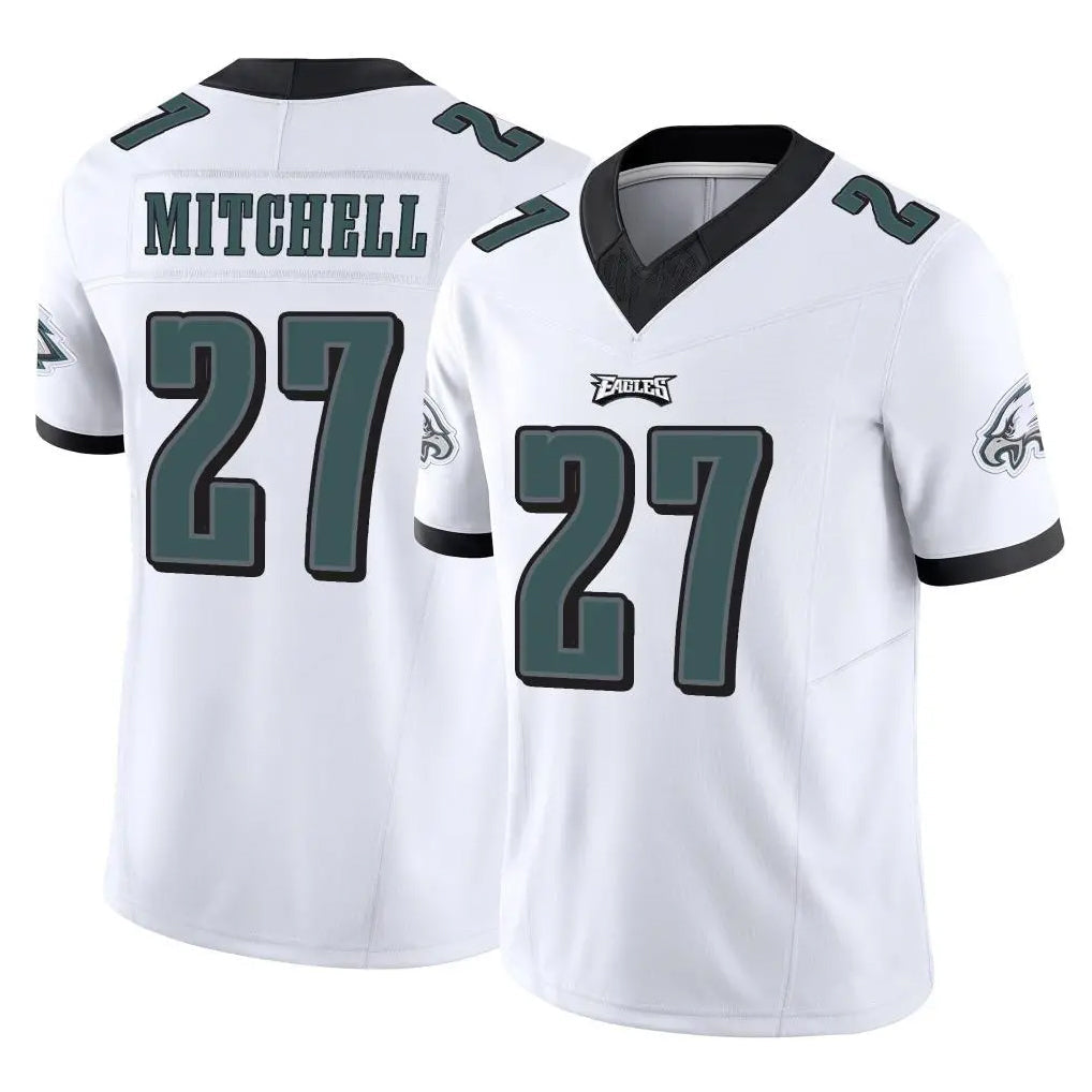 Johmsee P.Eagles #27 Quinyon Mitchell Player White Limited Vapor F.U.S.E. Home Game Stitched Jerseys