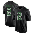Johmsee P.Eagles #2 Riq Woolen Player Carbon Green Fashion Home Game Stitched Jerseys