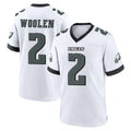 Johmsee P.Eagles #2 Riq Woolen Player White Game Home Stitched Jerseys