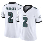 Johmsee P.Eagles #2 Riq Woolen Player White Limited Vapor F.U.S.E. Home Game Stitched Jerseys