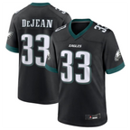 Johmsee P.Eagles #33 Cooper DeJean Black 2024 Draft Alternate Player Game Stitched American Stitched Jerseys