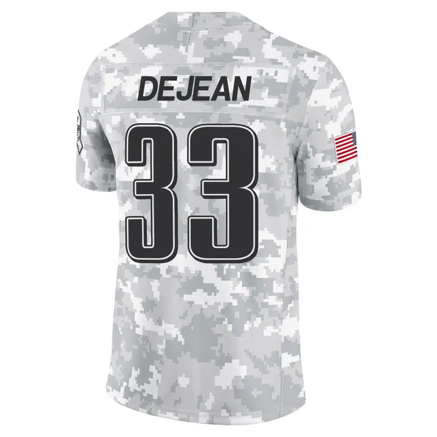 Johmsee P.Eagles #33 Cooper DeJean Player Arctic Camo Salute to Service Limited Stitched Jerseys