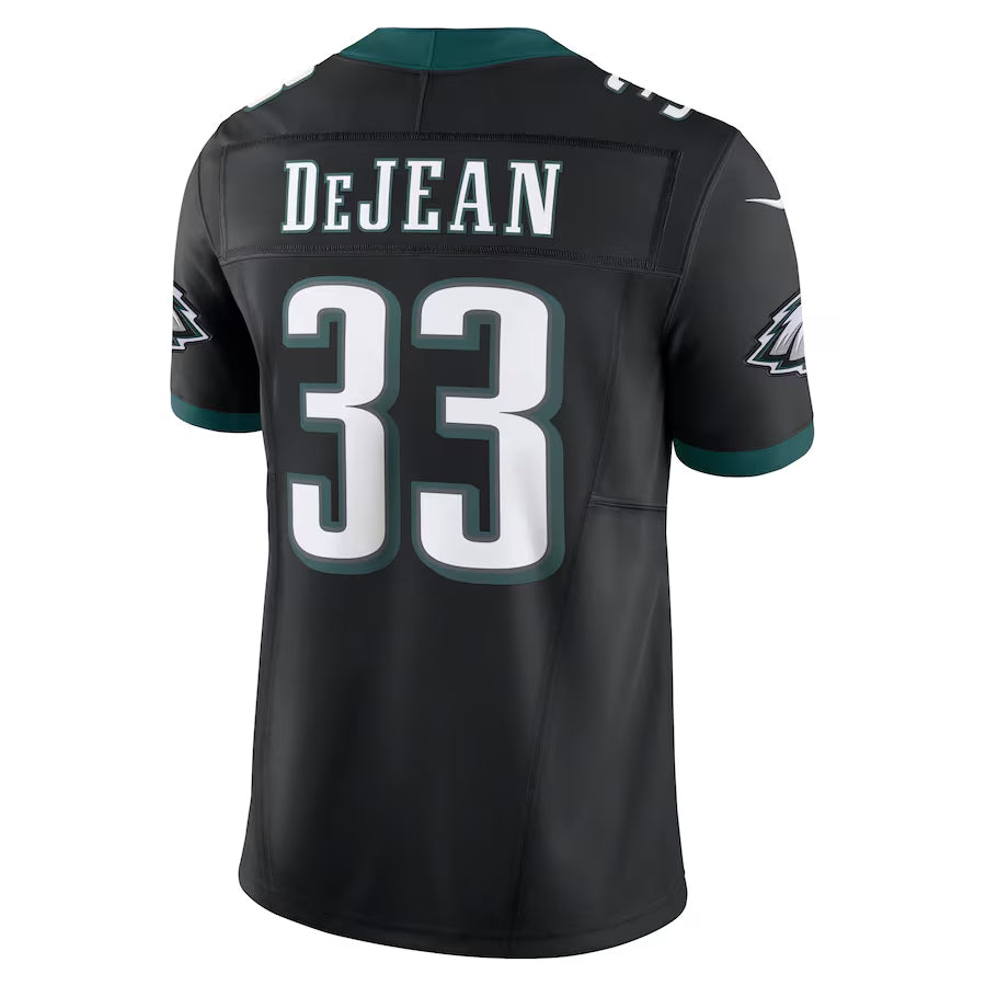 Johmsee P.Eagles #33 Cooper DeJean Player Black Vapor F.U.S.E. Limited Stitched Jerseys