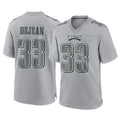 Johmsee P.Eagles #33 Cooper DeJean Player Gray Atmosphere Fashion Home Game Stitched Jerseys